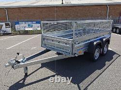 Car trailer twin axle 8.8 x 4.2FT Faro SOLIDUS mesh 750kg