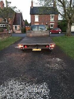 Car trailer twin axle, Flat Bed