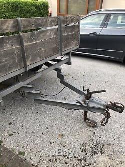 Car trailer twin axle, Flat Bed