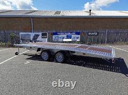 Car transporter trailer JUPITER 4.5 x 2.1m Twin Axle Beavertail GVW 2700kg