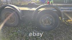 Car transporter trailer. Twin Axle braked