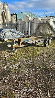 Car transporter trailer. Twin Axle braked