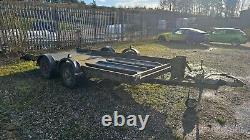 Car transporter trailer. Twin Axle braked