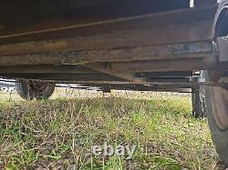 Car transporter trailer. Twin Axle braked