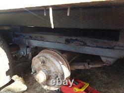 Car transporter trailer beavertail twin axle