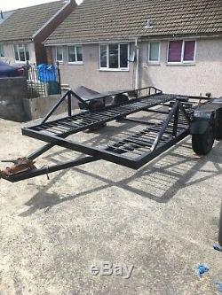 Car transporter trailer/twin axle