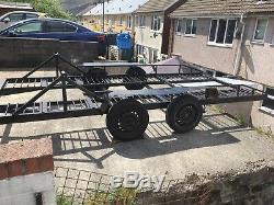 Car transporter trailer/twin axle