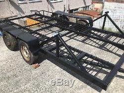 Car transporter trailer/twin axle