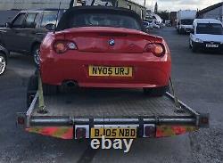 Car transporter trailer twin axle