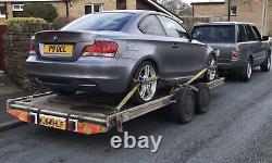 Car transporter trailer twin axle