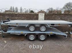 Car transporter trailer twin axle 4,50x2,10 2700kg