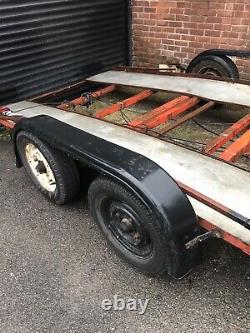Car transporter trailer twin axle Collection Winchester