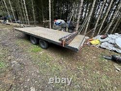 Car transporter trailer twin axle used