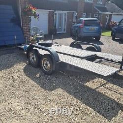 Car transporter trailer twin axle used