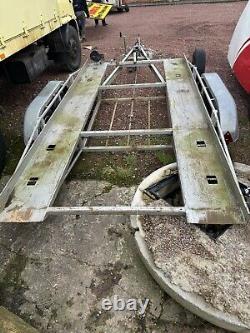 Car transporter trailer twin axle used