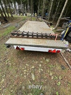 Car transporter trailer twin axle used