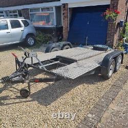 Car transporter trailer twin axle used