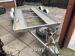 Car transporter trailer twin axle used