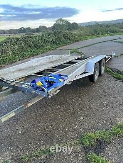 Car transporter trailer twin axle used