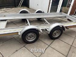 Car transporter trailer twin axle used