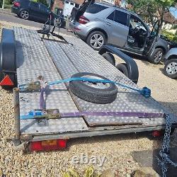 Car transporter trailer twin axle used