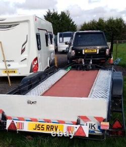 Car transporter trailer twin axle used repair