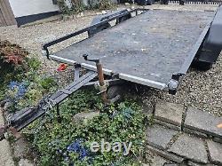 Car transporter twin axle trailer