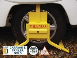Caravan Milenco C13 Wheel Clamp Fits 13 Single Axle & 14 Twin Axles