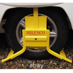 Caravan Milenco C13 Wheel Clamp Fits 13 Single Axle & 14 Twin Axles