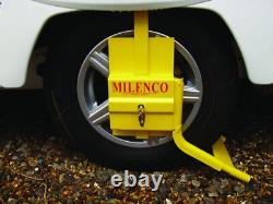 Caravan Milenco C13 Wheel Clamp Fits 13 Single Axle & 14 Twin Axles