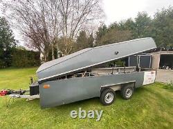 Clam Shell Race / Sports Car Trailer Transporter Twin Axle Historic Car Trailer