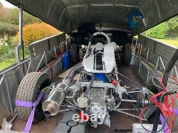 Clam Shell Race / Sports Car Trailer Transporter Twin Axle Historic Car Trailer