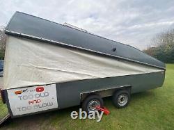 Clam Shell Race / Sports Car Trailer Transporter Twin Axle Historic Car Trailer