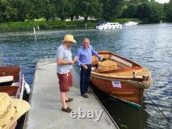 Clinker with Yanmar 2qm20 inboard engine and twin axle trailer