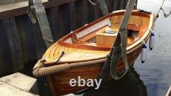 Clinker with Yanmar 2qm20 inboard engine and twin axle trailer