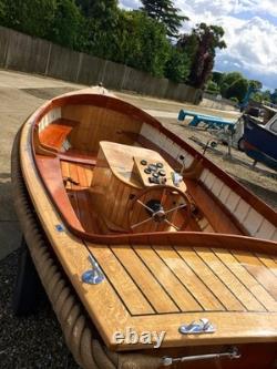 Clinker with Yanmar 2qm20 inboard engine and twin axle trailer