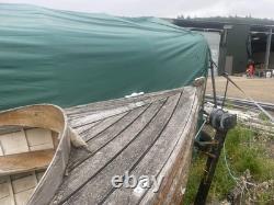 Clinker with Yanmar 2qm20 inboard engine and twin axle trailer