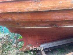 Clinker with Yanmar 2qm20 inboard engine and twin axle trailer