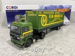 Corgi Volvo F10 withTwin-Axle Tilt Trailer E. M. Rogers CC15504 150 Mint