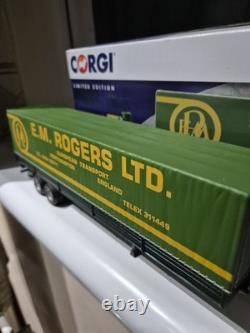 Corgi Volvo F10 withTwin-Axle Tilt Trailer E. M. Rogers CC15504 150 Mint Corgi Volvo F10 withTwin-Axle Tilt Trailer E. M. Rogers CC15504 150 Mint