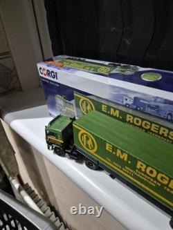 Corgi Volvo F10 withTwin-Axle Tilt Trailer E. M. Rogers CC15504 150 Mint Corgi Volvo F10 withTwin-Axle Tilt Trailer E. M. Rogers CC15504 150 Mint