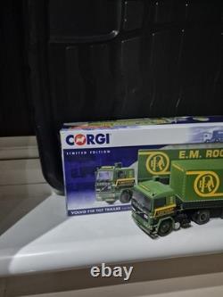 Corgi Volvo F10 withTwin-Axle Tilt Trailer E. M. Rogers CC15504 150 Mint Corgi Volvo F10 withTwin-Axle Tilt Trailer E. M. Rogers CC15504 150 Mint