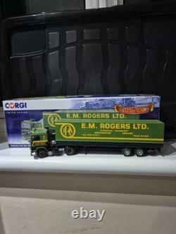 Corgi Volvo F10 withTwin-Axle Tilt Trailer E. M. Rogers CC15504 150 Mint Corgi Volvo F10 withTwin-Axle Tilt Trailer E. M. Rogers CC15504 150 Mint