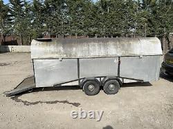 Covered car trailer transporter Twin Axle Enclosed Trailer Tilt With Winch