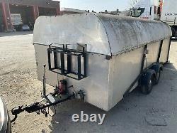 Covered car trailer transporter Twin Axle Enclosed Trailer Tilt With Winch