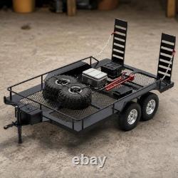 Crawler Trailer with Twin Axles Sturdy for Trail Recovery