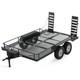 Crawler Trailer With Twin Axles Universal For Garage Display