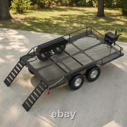 Crawler Trailer with Twin Axles Universal for Garage Display
