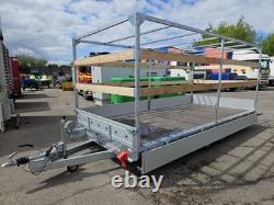 Crh Twin Axle 3000kg Curtain Sided Trailer New 14'9 X 6'10 £3995 + Vat Car