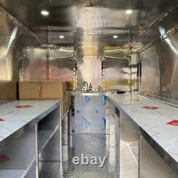 Custom Large Twin Axle Pink Mobile Catering Trailer Dual Serving Hatches